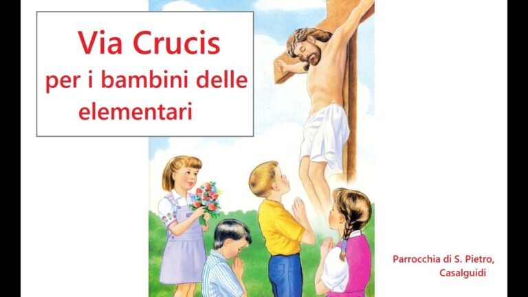 La Via Crucis: un&#8217;esperienza straordinaria per i bambini di quarta elementare.